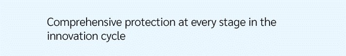 Comprehensive protection at every stage in the innovation cycle